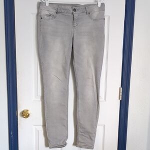 Women's Gray Jeans Lg